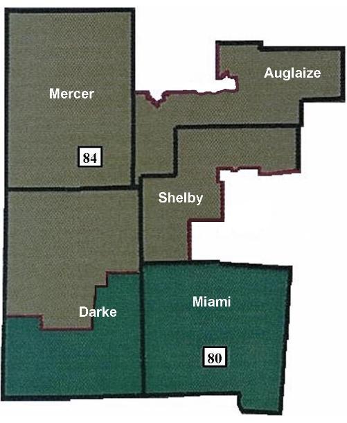 Darke County's House Districts