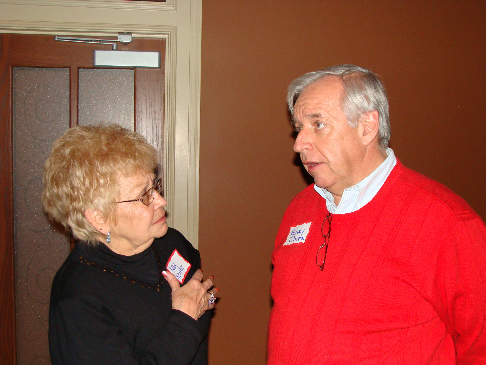 Kay Seiler and Senator Gary Cates